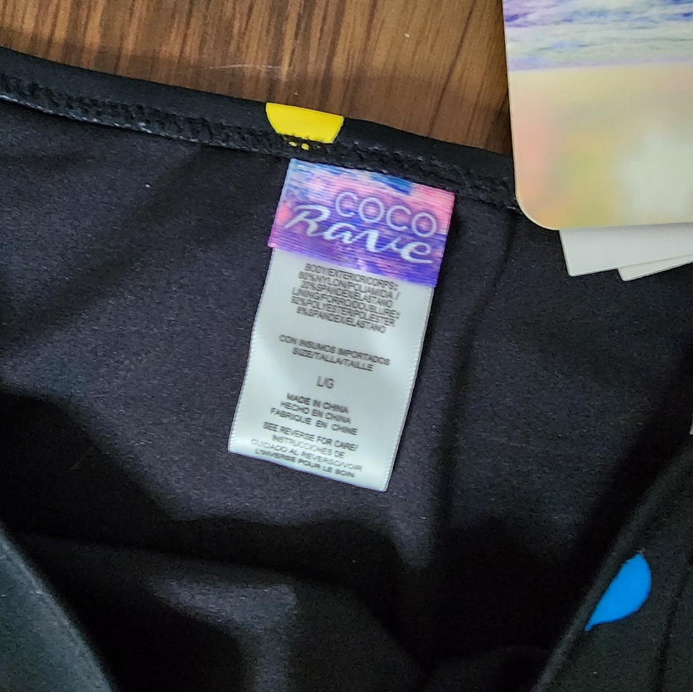 Coco Rave rainbow swim bottom - Picture 3 of 4